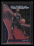 2019-20 Donruss Optic All Clear for Takeoff Red Refractor 5 John Wall 37/99