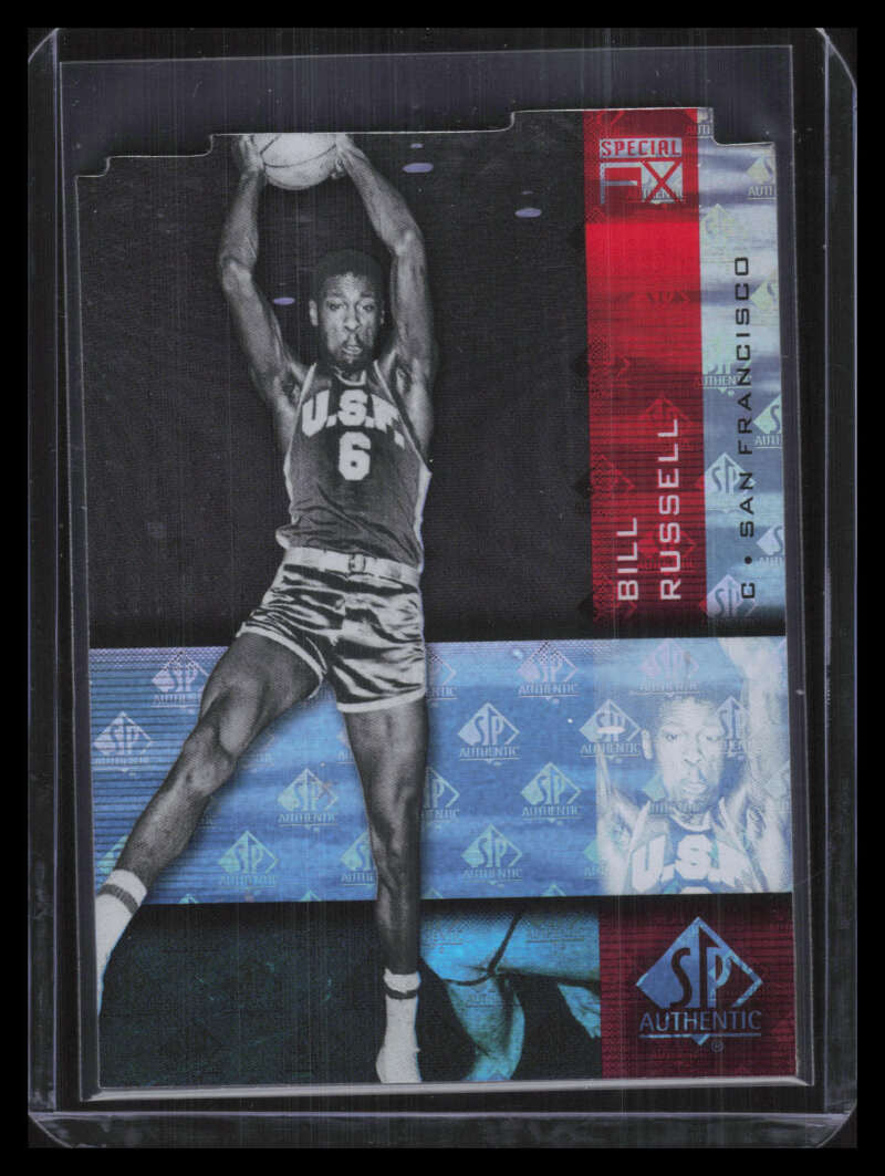2010-11 SP Authentic Holo F/X Die Cuts 14 Bill Russell