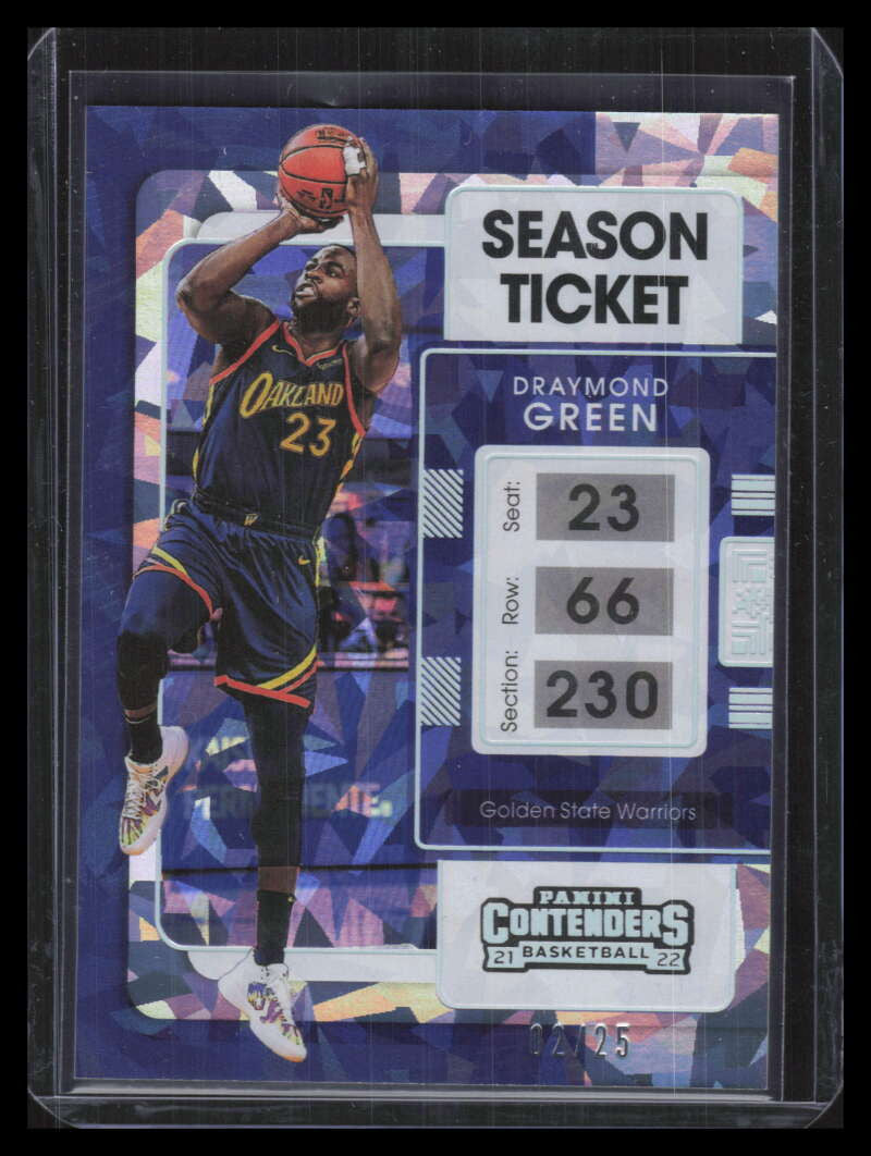 2021-22 Panini Contenders Cracked Ice Ticket 40 Draymond Green 2/25