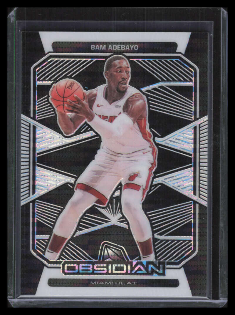 2019-20 Panini Obsidian White Pulsar 26 Bam Adebayo