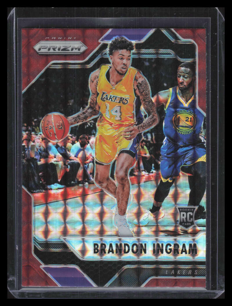 2016-17 Panini Prizm Mosaic Red 8 Brandon Ingram Rookie