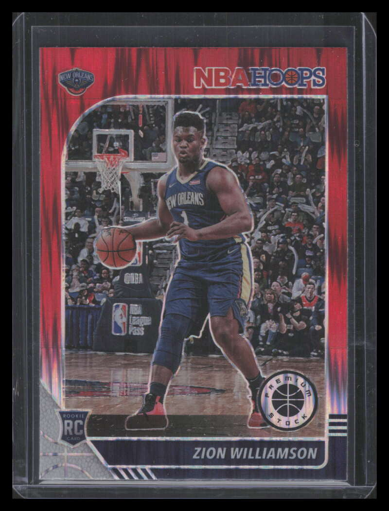 DELETE 128183 2019-20 Hoops Premium Stock Prizms Red Flash 258 Zion Williamson Rookie