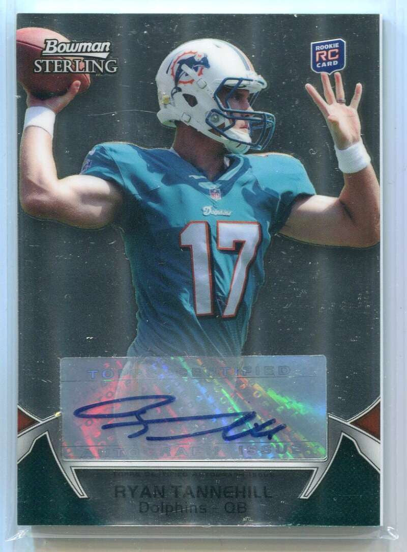 2012 Bowman Sterling au10 Ryan Tannehill Rookie Auto