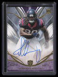 2014 Topps Supreme Autographs Purple SRAJC Jadeveon Clowney Rookie Auto 9/25
