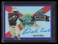 2017 Leaf Metal Draft State Pride Prismatic Purple Dalvin Cook Rookie Auto 23/25