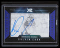 2017 Panini XR Luminous Endorsements Blue 10 Dalvin Cook Rookie Auto 7/25