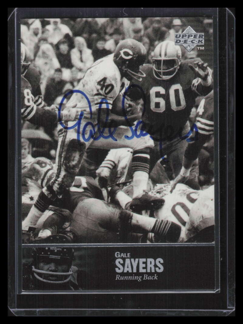 DELETE 128300 1997 Upper Deck Legends Autographs al10 Gale Sayers Auto