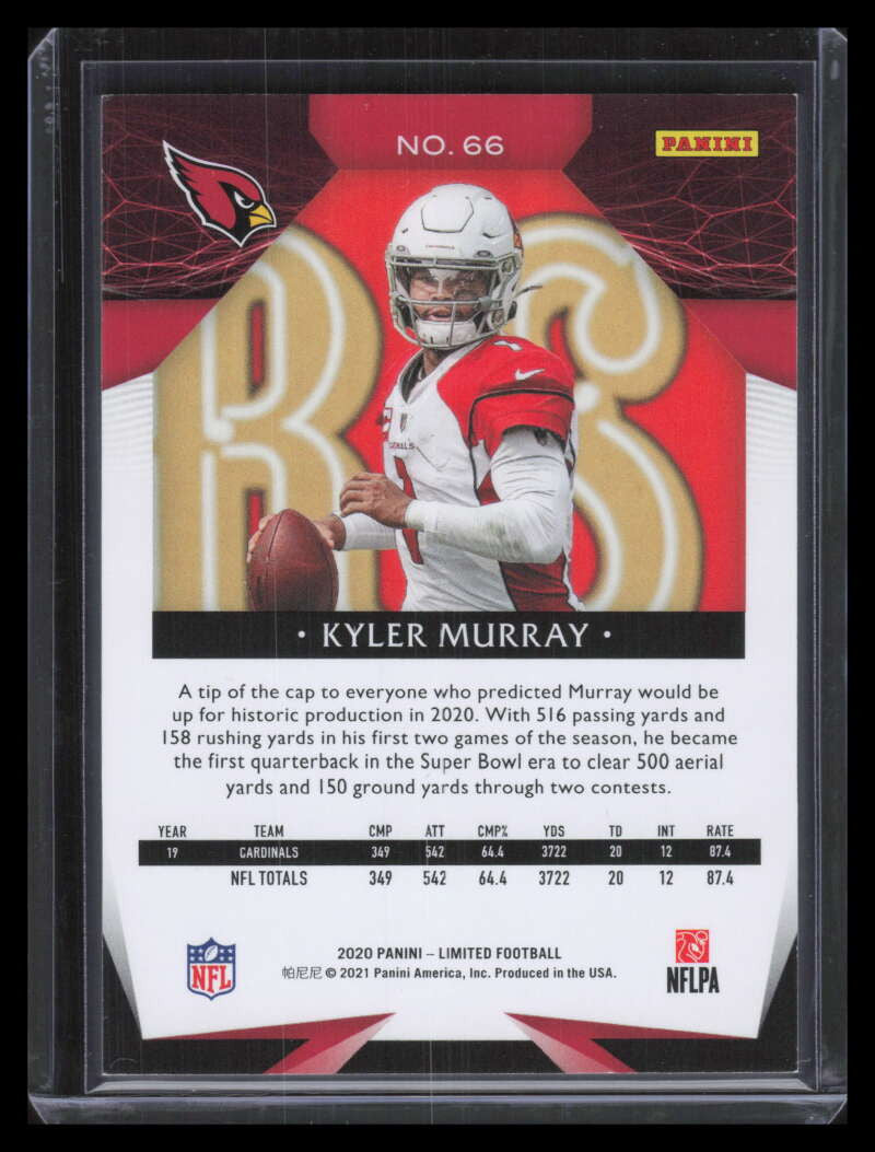 2020 Limited Gold Spotlight 66 Kyler Murray 6/75
