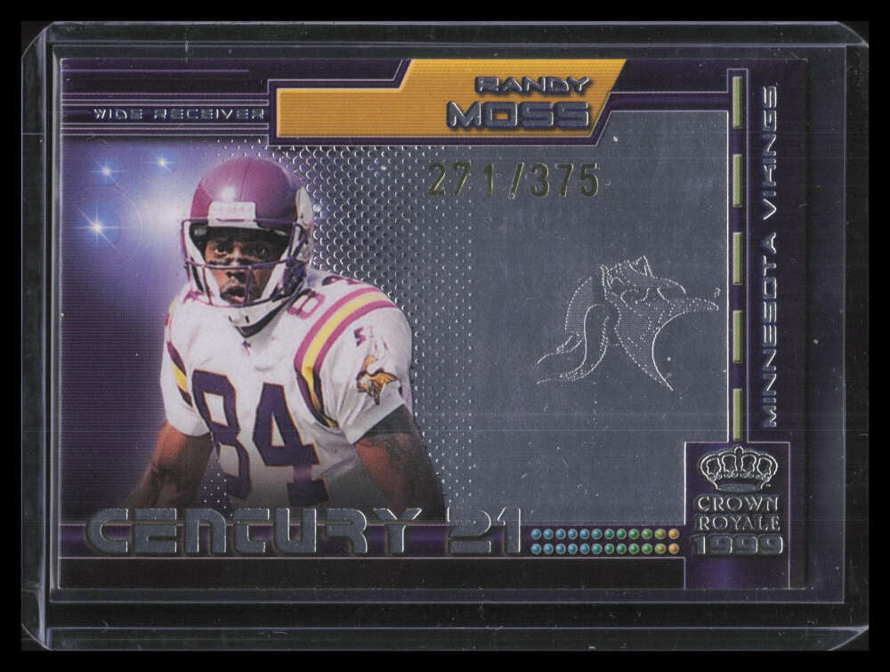 1999 Crown Royale Century 21 7 Randy Moss 271/375