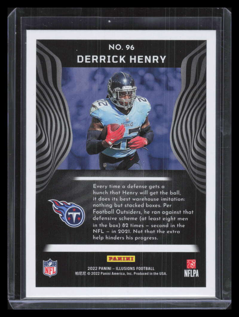 2022 Panini Illusions Black Ice 96 Derrick Henry 9/50