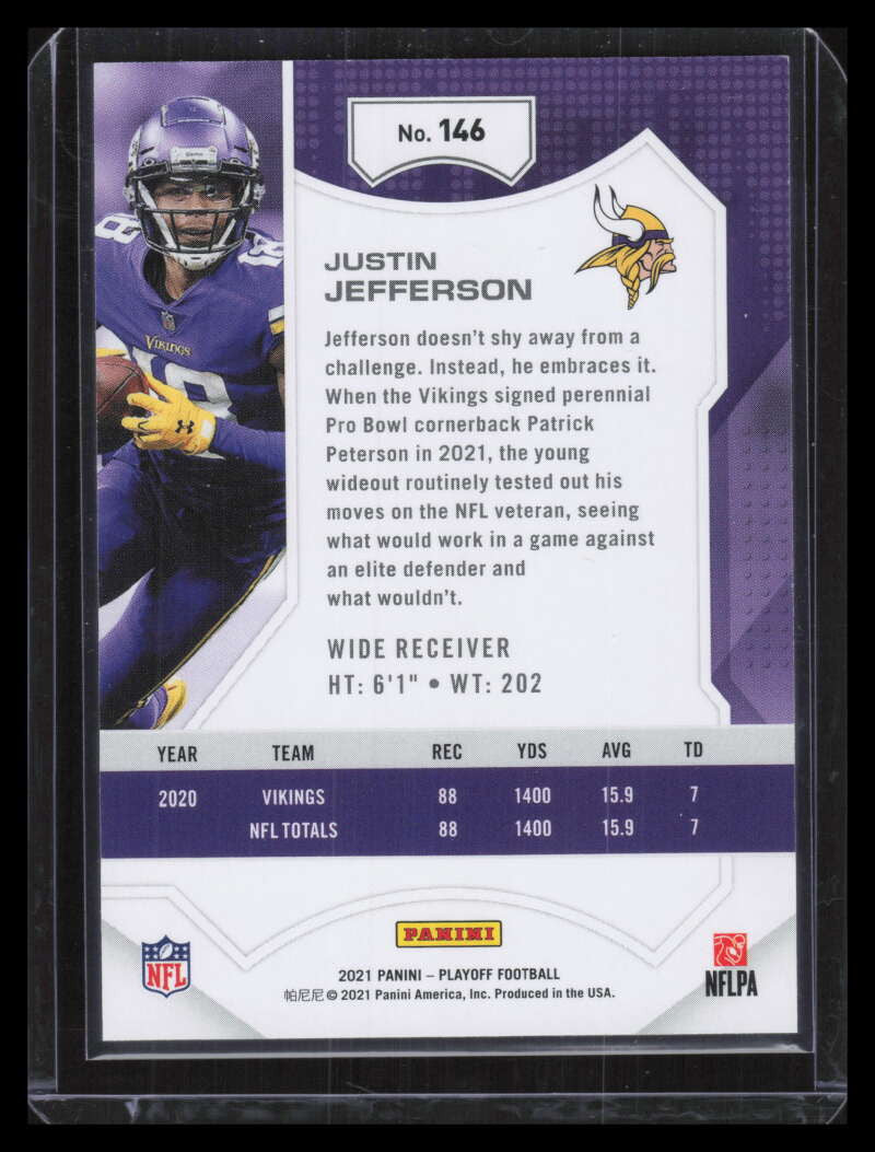 2021 Playoff 3rd Down 146 Justin Jefferson 10/35