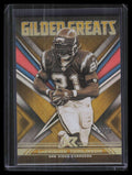 SOLD 128474 2020 Panini XR Gilded Greats Gold 14 LaDainian Tomlinson 5/10