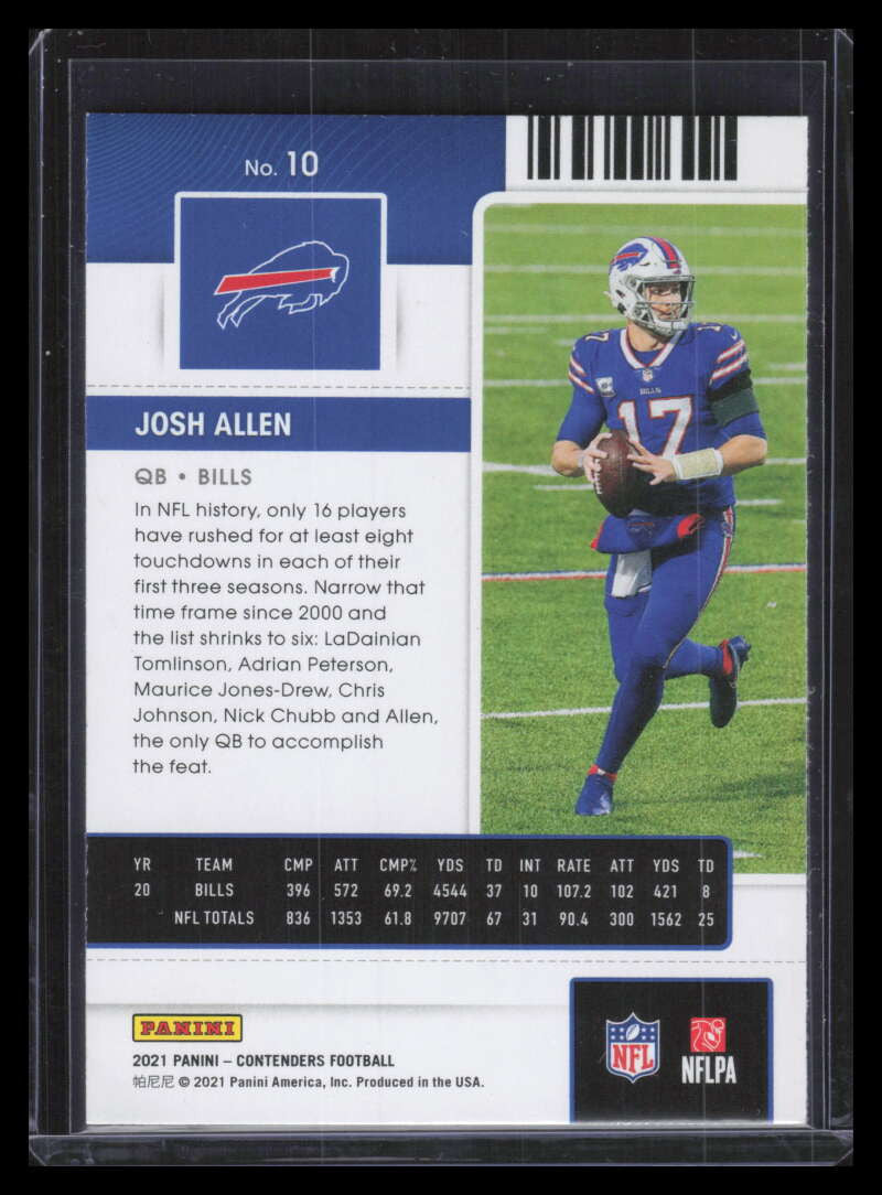 2021 Panini Contenders Stardust 10 Josh Allen