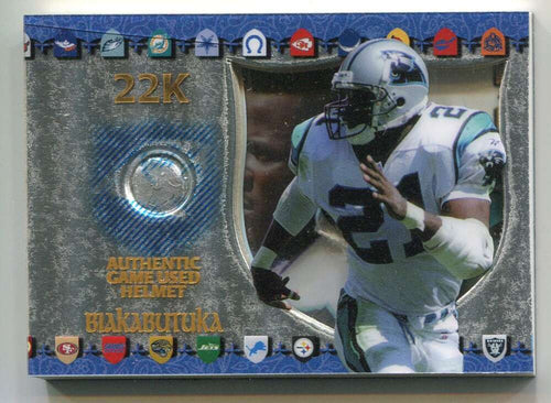 1997 Excalibur Game Helmets 22k 23 Tim Biakabutuka Helmet /249