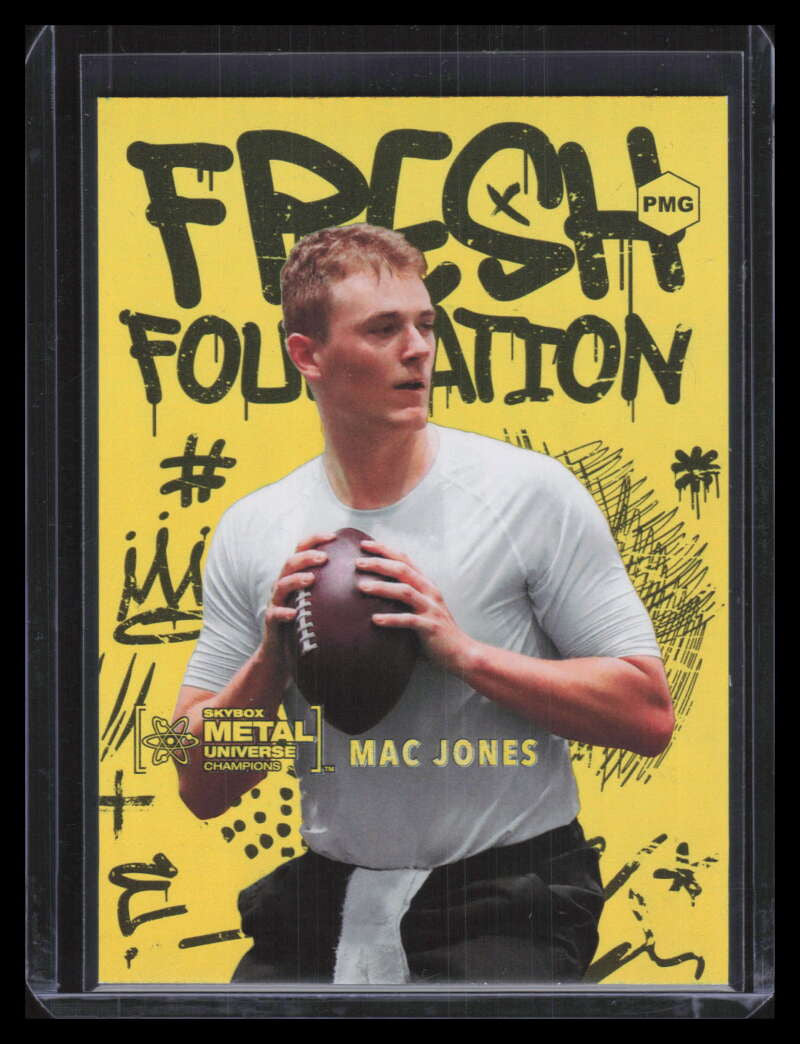 DELETE 128602 2021 Metal Universe Fresh Foundation Precious Metal Gems Mac Jones Rookie 74/100