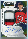 DELETE 128620 2020-21 Black Diamond Jewel of Draft Autographs Ty Smith Rookie Patch Auto 76/99