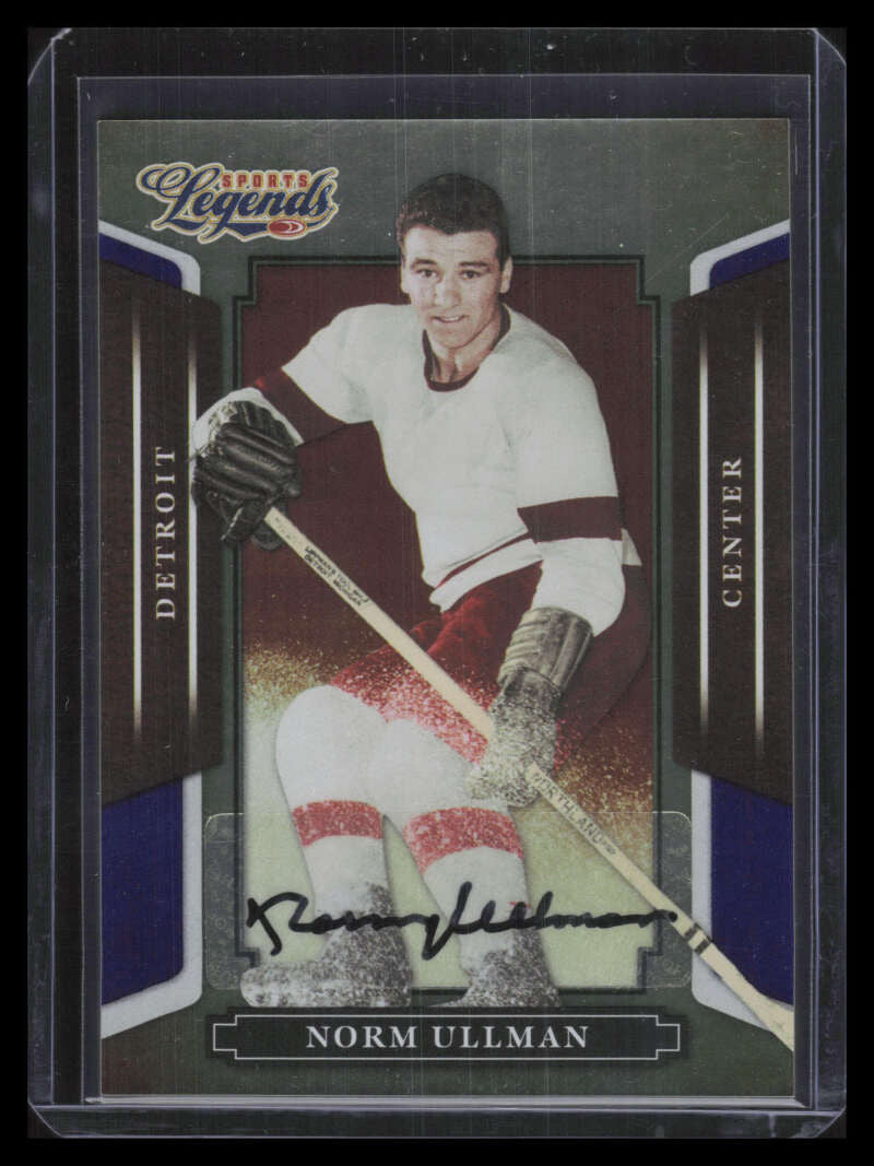 2008 Donruss Sports Legends Signatures Mirror Blue 24 Norm Ullman Auto 197/250