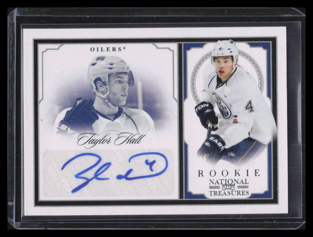 DELETE 128662 2010-11 Zenith National Treasures Autographs 213 Taylor Hall Rookie Auto 68/99