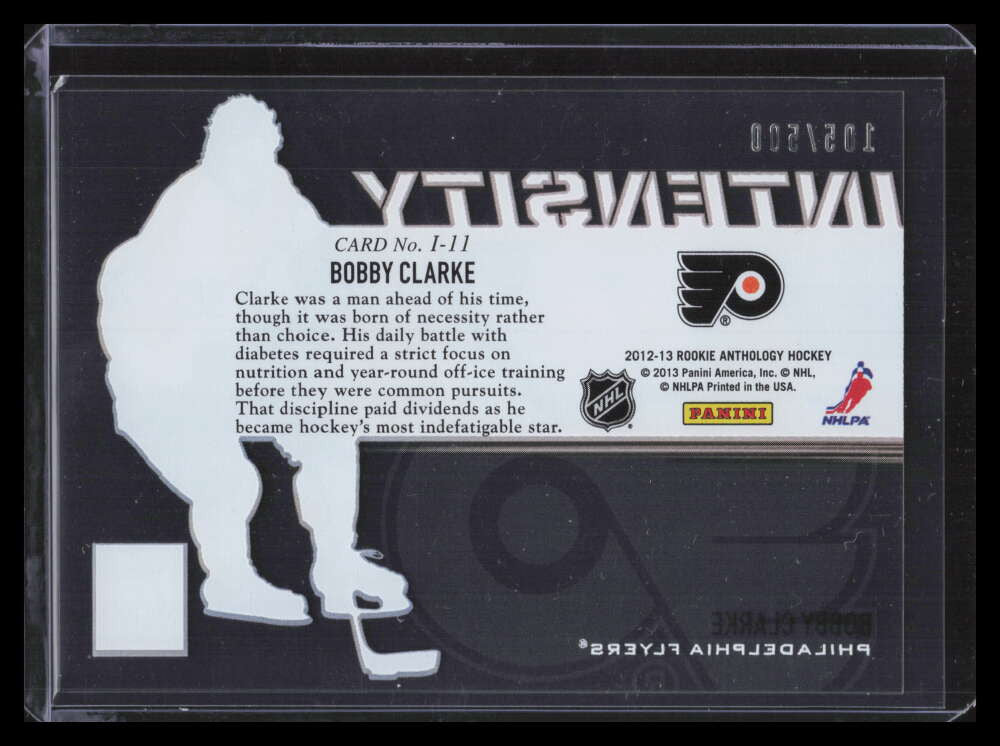 2012-13 Elite Intensity 11 Bobby Clarke 105/500