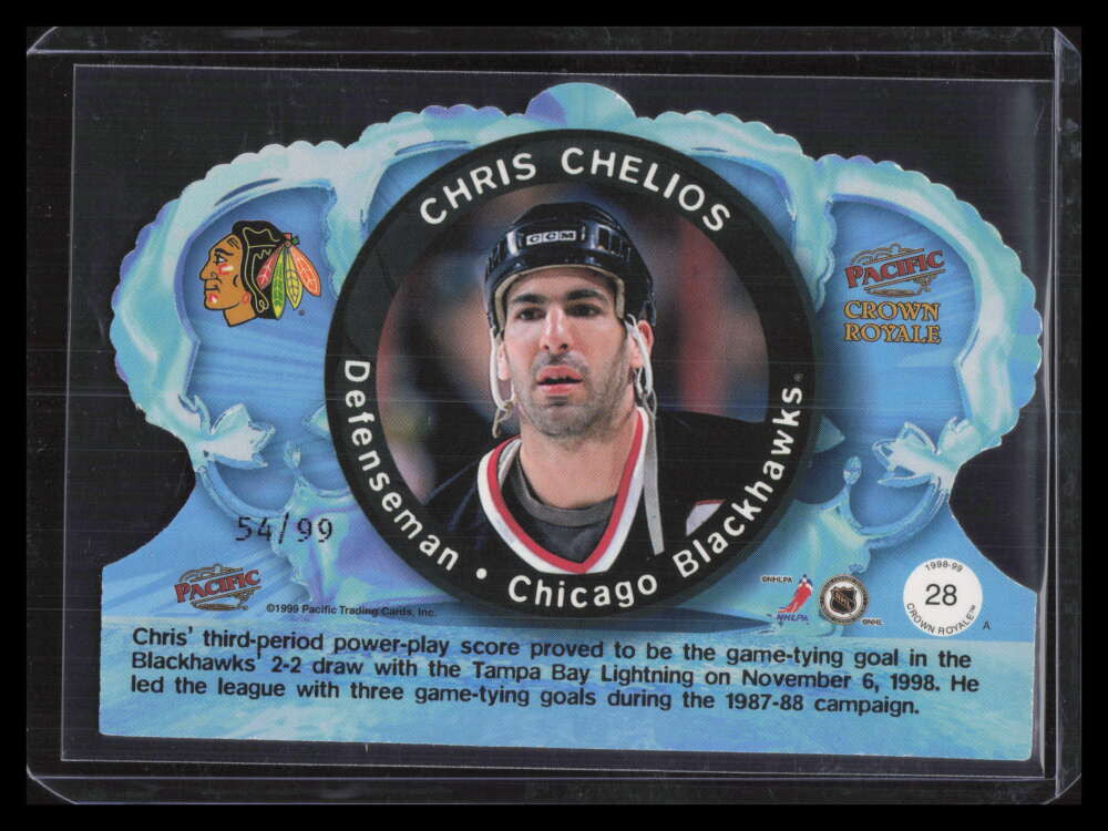 1998-99 Crown Royale Limited Series 28 Chris Chelios 54/99