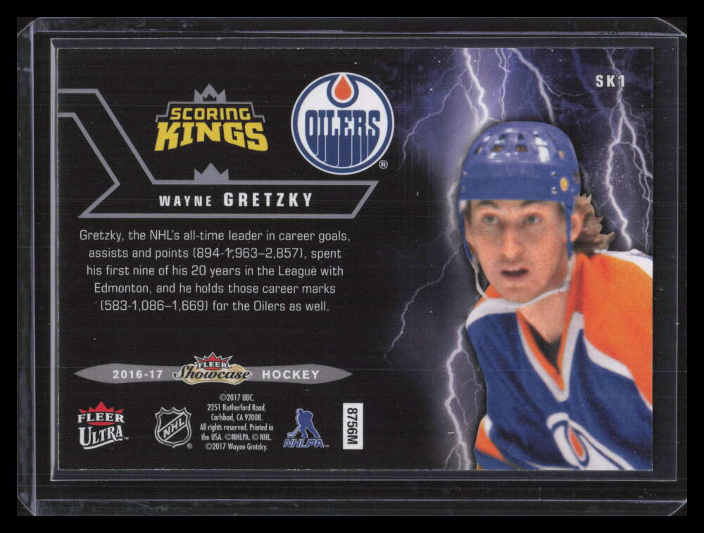 2016-17 Fleer Showcase Ultra Scoring Kings sk1 Wayne Gretzky
