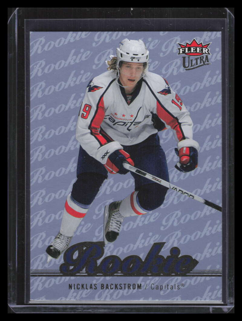 2007-08 Ultra Ice Medallion 257 Nicklas Backstrom Rookie 99/100