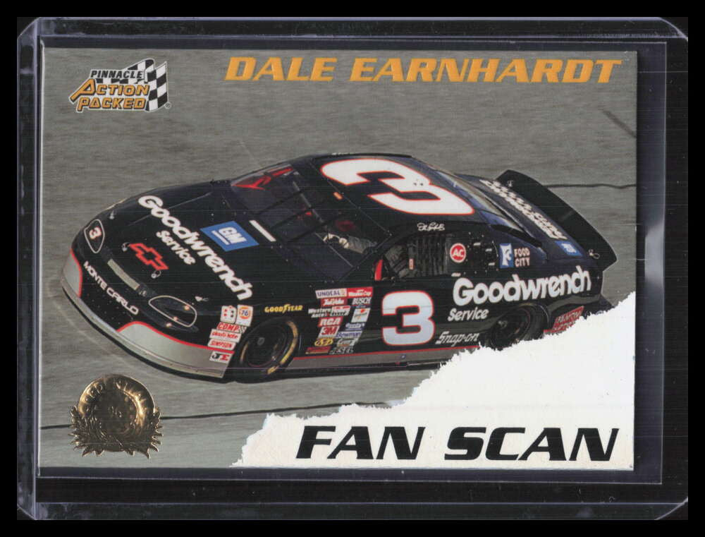 1996 Action Packed Credentials Fan Scan 2 Dale Earnhardt's Car