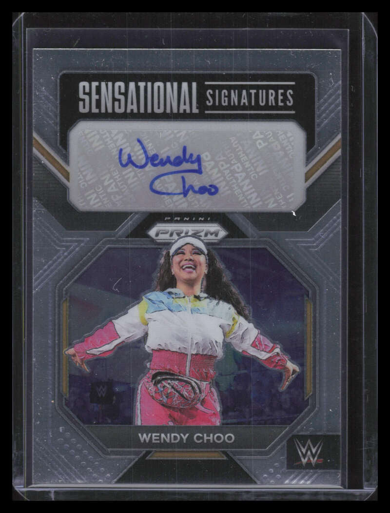 2023 Panini Prizm WWE Sensational Signatures 54 Wendy Choo Auto