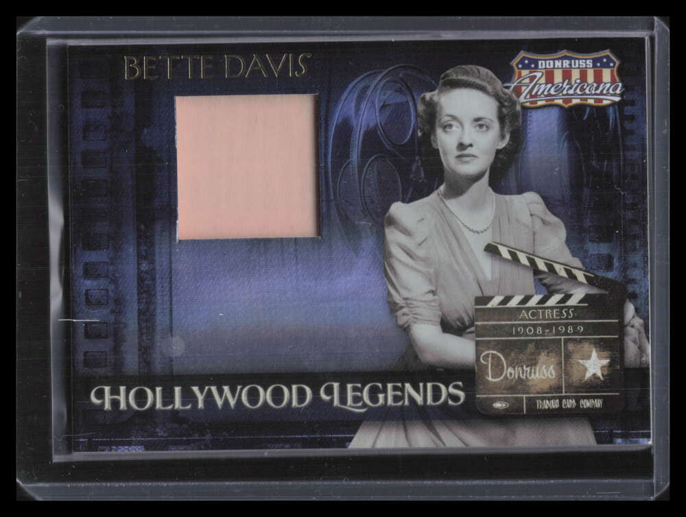 DELETE 128920 2007 Americana Hollywood Legends Material 5 Bette Davis Shirt Dress Relic 81/250