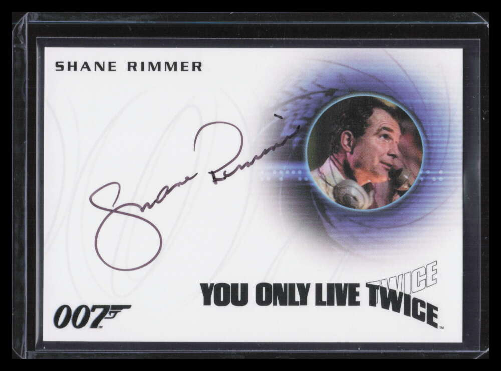 2015 James Bond Archives Autographs a279 Shane Rimmer Auto Hawaii Radar Operator