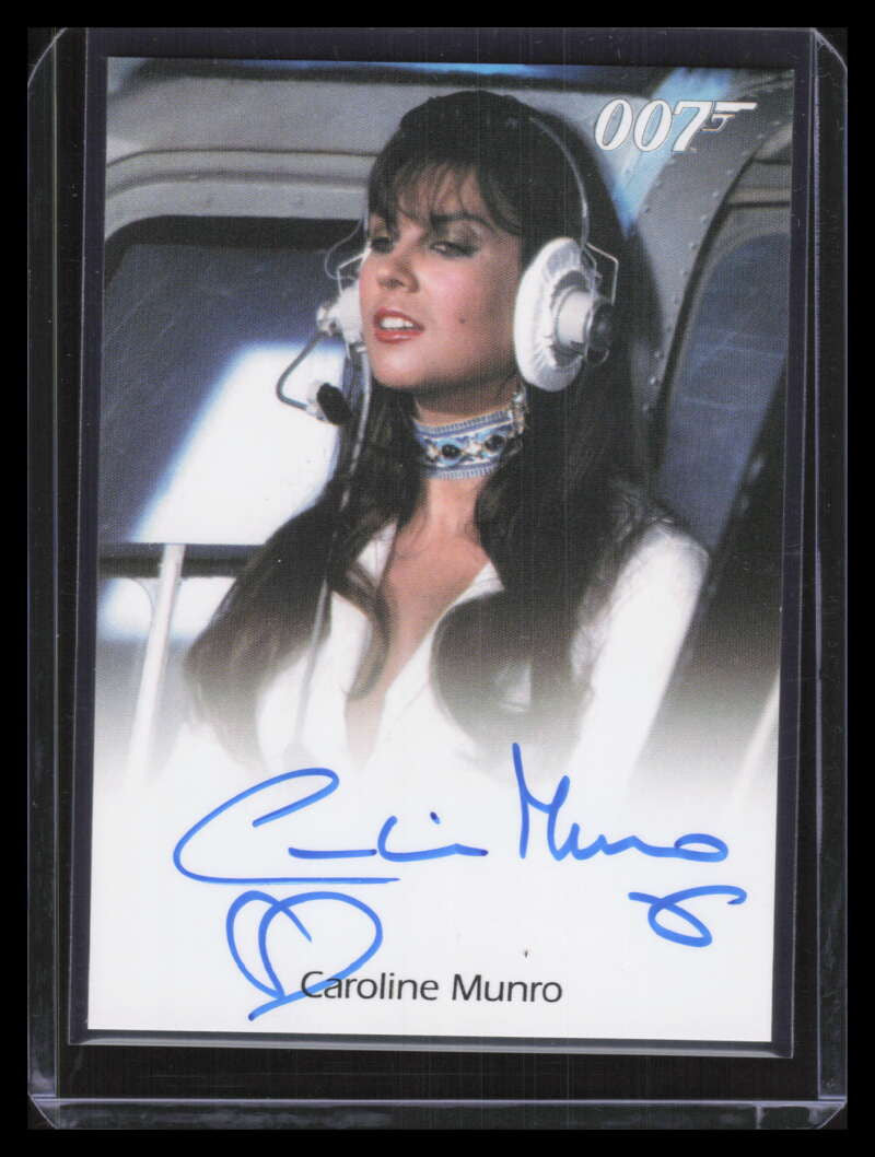 2015 James Bond Archives Full Bleed Autographs NNO Caroline Munro Auto Naomi
