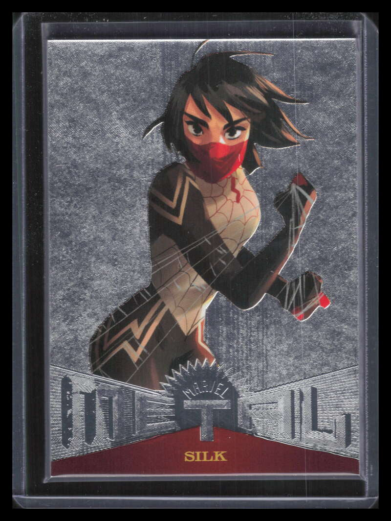 2017 Fleer Ultra Spider-Man Marvel Metal mm43 Silk