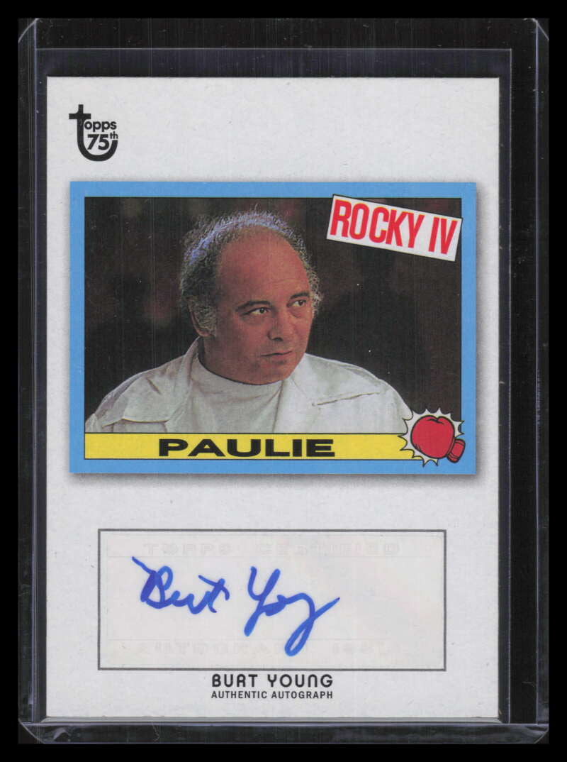 DELETE 129058 2013 Topps 75th Anniversary Autographs NNO Burt Young Auto Paulie