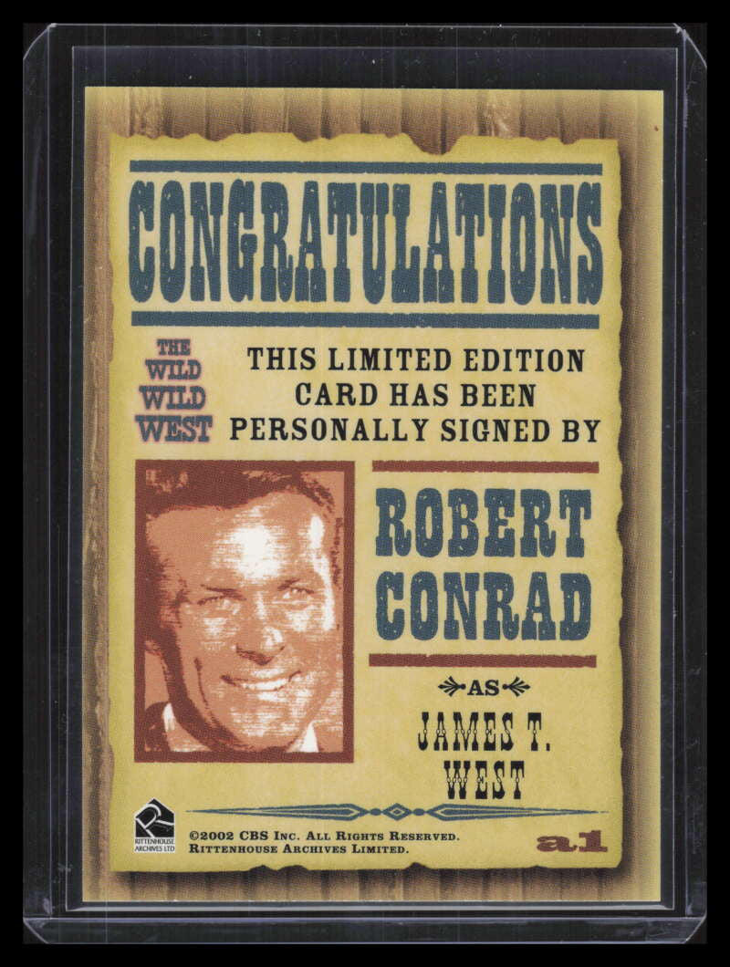 DELETE 129070 2003 The Wild West The Dr. Loveless Episodes a1 Robert Conrad Auto James T. West