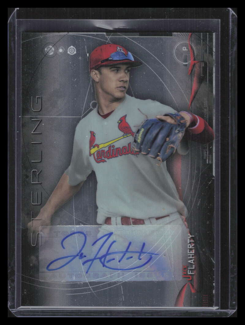 2014 Bowman Sterling Prospect Autographs BSPAJF Jack Flaherty Rookie Auto