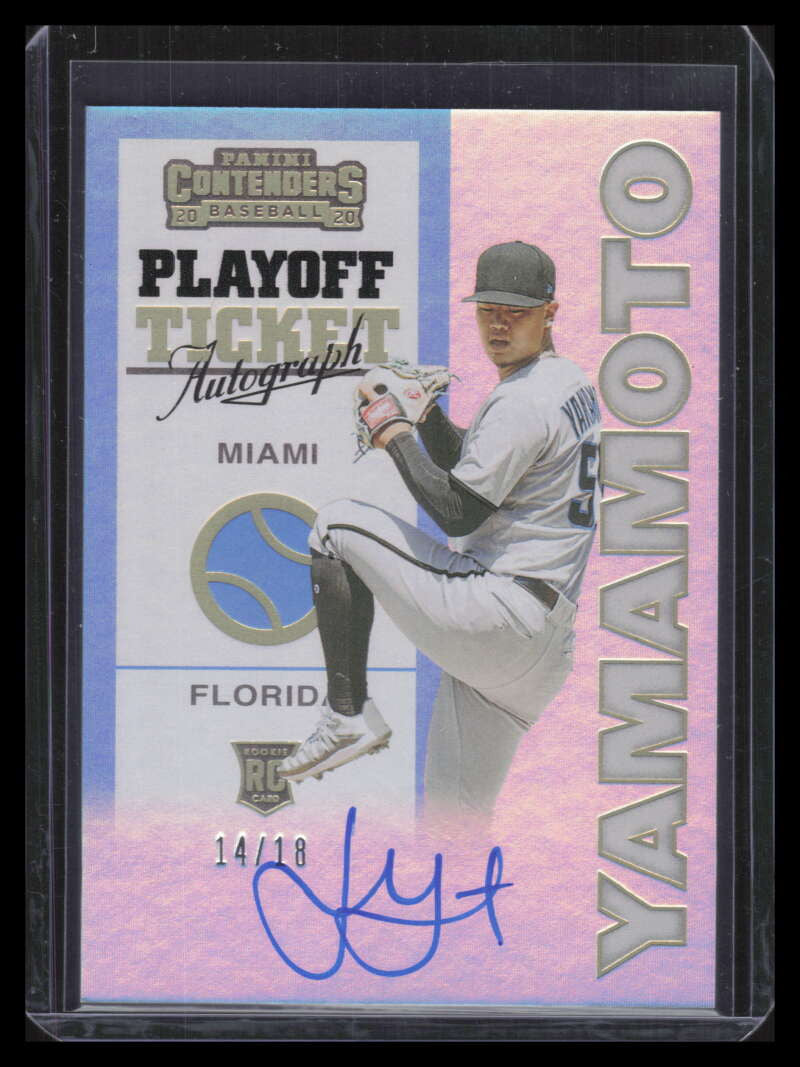 2020 Panini Contenders Retro '98 Autographs Jordan Yamamoto Rookie Auto 14/18