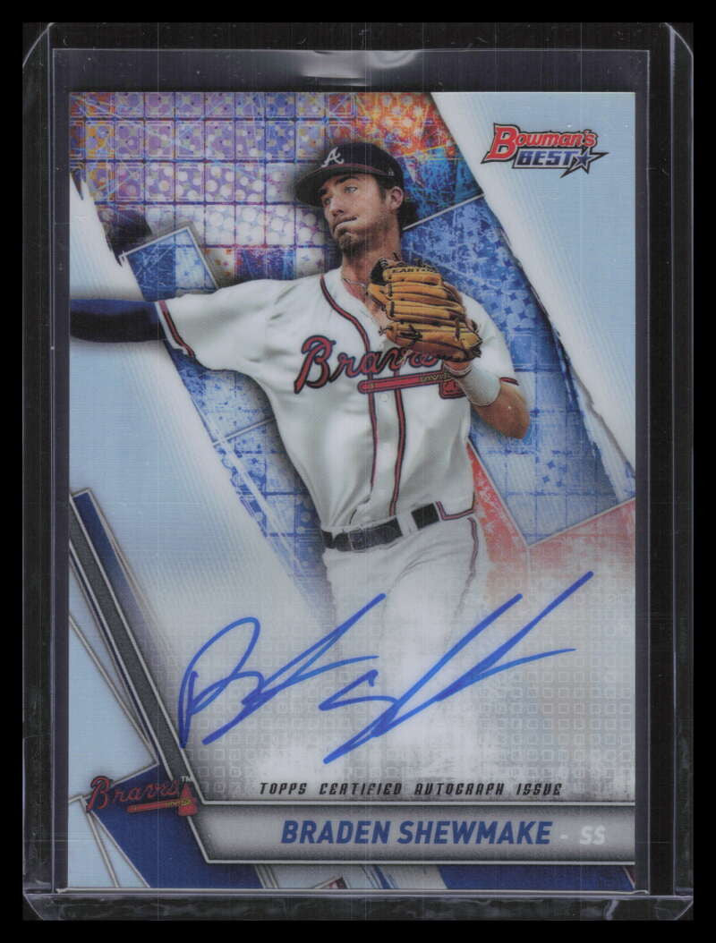 2019 Bowman's Best of 19 Autographs Refractor b19bsh Braden Shewmake Rookie Auto