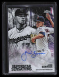 2018 Topps Chrome Superstar Sensations Autographs SSAJB Jose Berrios Auto 70/99