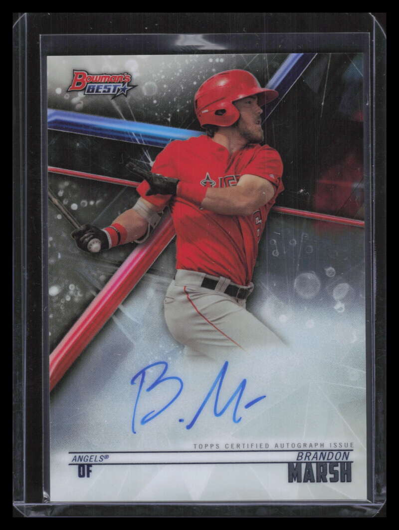 2018 Bowman's Best Best of '18 Autographs b18bma Brandon Marsh Rookie Auto