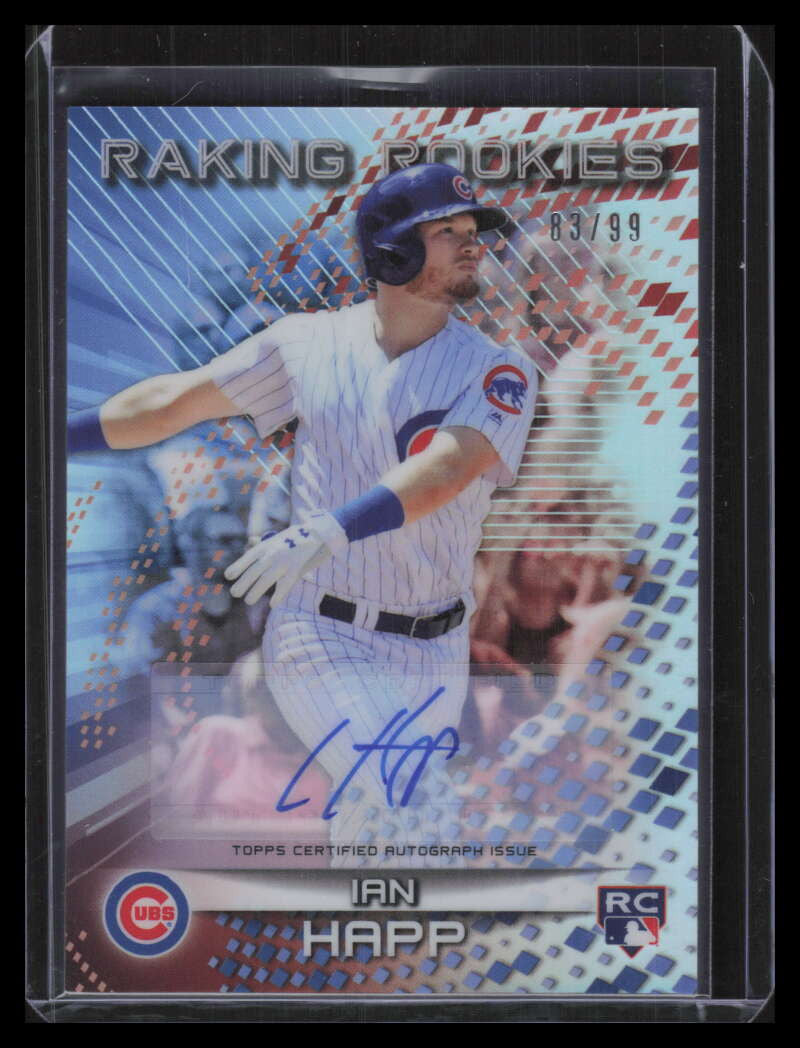 2017 Bowman's Best Raking Rookies Autographs RRIH Ian Happ Rookie Auto 83/99