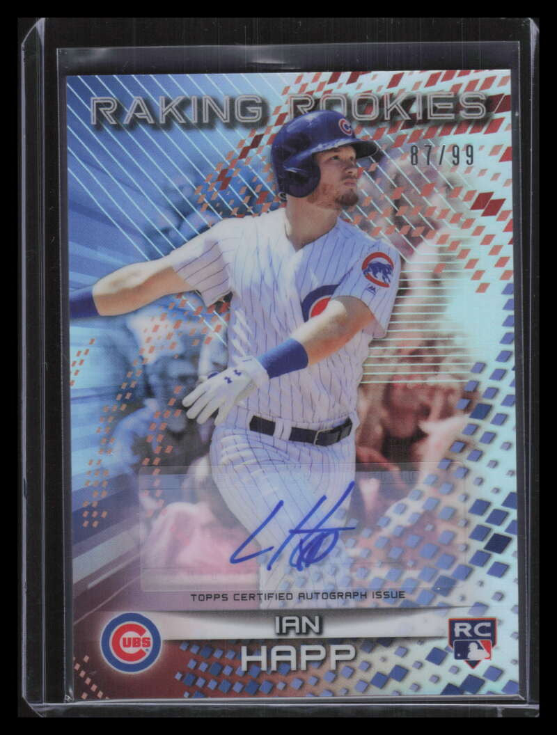 2017 Bowman's Best Raking Rookies Autographs RRIH Ian Happ Rookie Auto 87/99