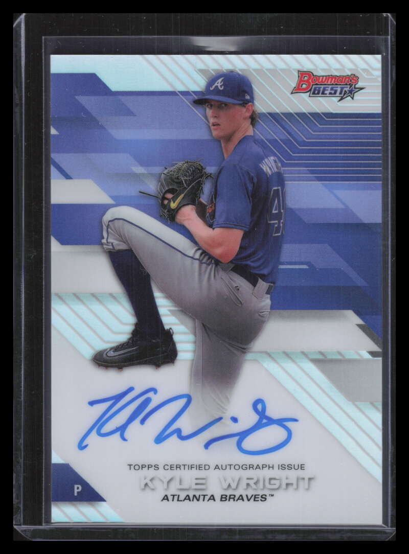 DELETE 129209 2017 Bowman's Best of '17 Autographs Refractor b17kw Kyle Wright Rookie Auto