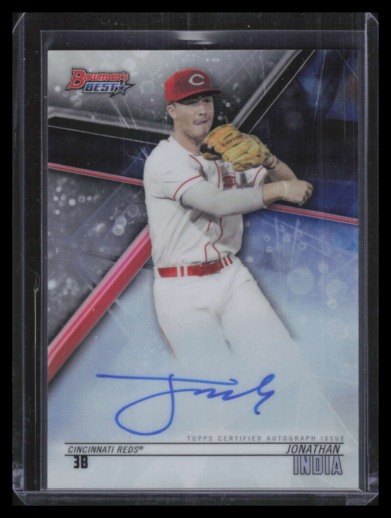 DELETE 129213 2018 Bowman's Best of '18 Autographs Refractor b18ji Jonathan India Rookie Auto