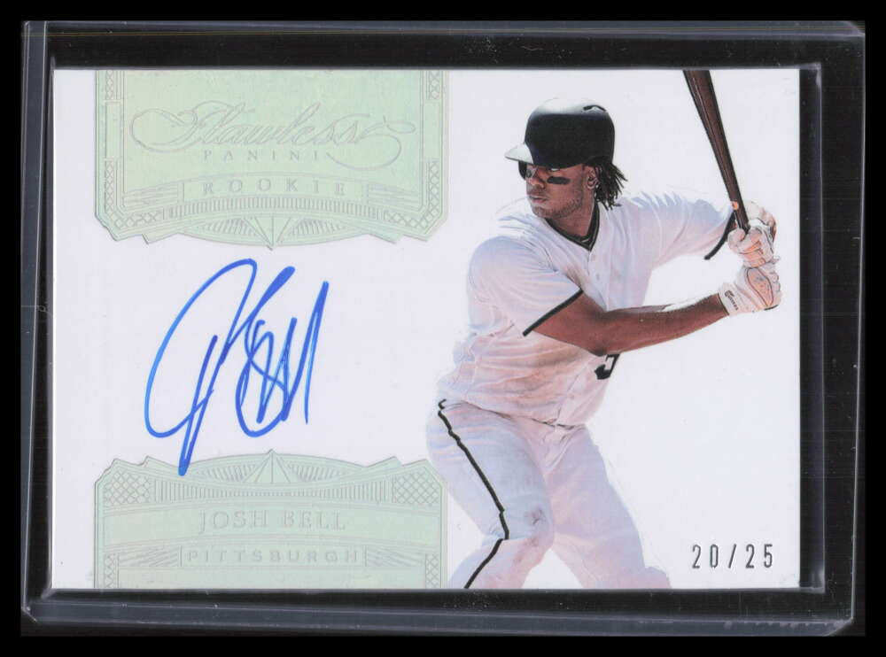 2017 Panini Flawless Rookie Signatures 9 Josh Bell Rookie Auto 20/25