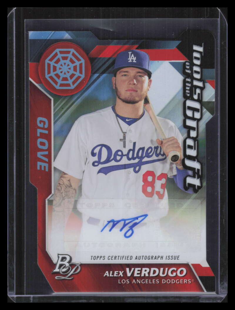 DELETE 129230 2017 Bowman Platinum Tools of Craft Autographs Alex Verdugo Rookie Auto 28/35