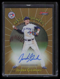 2018 Bowman's Best Performers Gold Refractor Jordan Groshans Rookie Auto 17/50