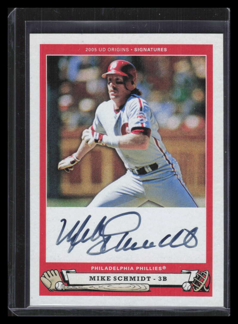 SOLD 129262 2005 Origins Signatures ms1 Mike Schmidt Auto /100 FADED
