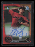 DELETE 129263 2016 Bowman Chrome Autographs Orange Refractor Wei-Chieh Huang Rookie Auto 12/25