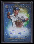 2022 Bowman Inception Primordial Autographs Blue Izaac Pacheco Rookie Auto 43/75