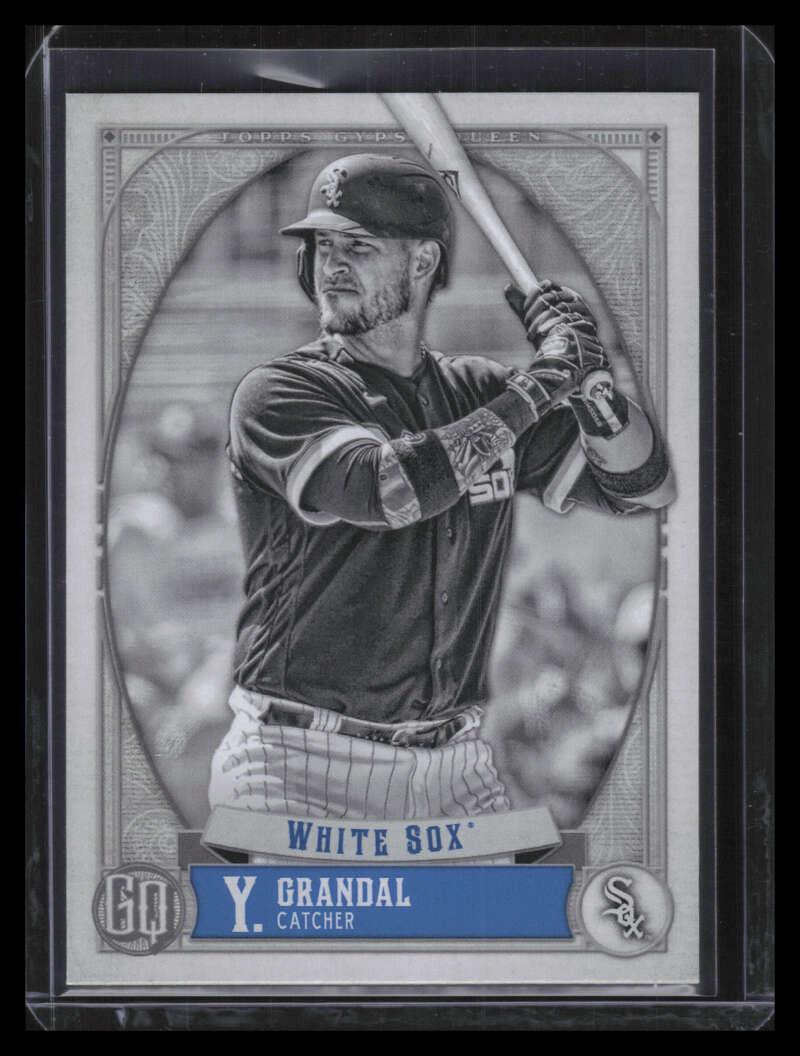 2021 Topps Gypsy Queen Black and White 118 Yasmani Grandal 5/50